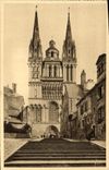 CPA Angers La Cathedrale et la Montee St Maurice