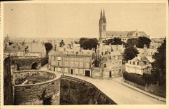 CPA Angers Vue generale prise du Chateau 