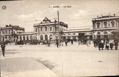 CPA Reims La Gare 