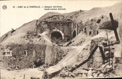 VINTAGE POSTCARD Extremely of Pompelle Southern Rampart Western Militaria