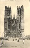 CPA Bruxelles Eglise Ste Gudule