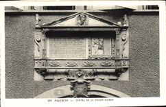 VINTAGE POSTCARD Riquewihr Trust of the Kiener House