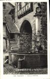 VINTAGE POSTCARD Riquewihr Old woman Fountain