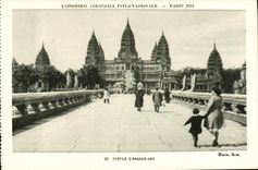 CPA Exposition Coloniale Internationale Paris 1931 Temple d'Angkor Vat