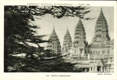 CPA Exposition Coloniale Internationale Paris 1931 Temple d'Angkor Vat