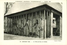 CPA Exposition Coloniale Internationale Paris 1931 Cameroun Togo Le pavillon de la chasse