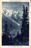 POSTAL Chamonix Mont Blanc de la VENDIMIA visto de Flegere