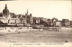 CPA Le Havre Casino et la Plage 
