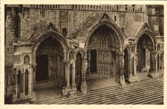 POSTAL Chartres de la VENDIMIA la puerta norteña