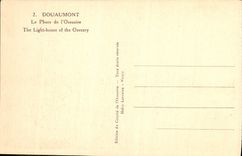 VINTAGE POSTCARD Douaumont the Lighthouse of the Militaria Ossuary