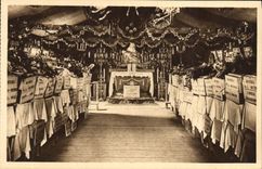 VINTAGE POSTCARD Douaumont the provisional Ossuary Militaria