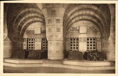 VINTAGE POSTCARD Douaumont double Cells in the Militaria cloister