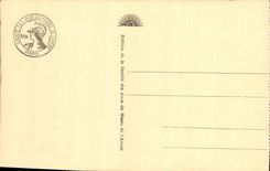 Hotel de París de la POSTAL de la VENDIMIA del museo de Invalids del patio principal del ejército tomado de las armas para una entrega de decoraciones antes del desafío