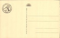 VINTAGE POSTCARD Paris Hotel of the Invalids Museum of the Army Court of Angouleme Piece of artillery General Vaguette