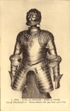 CPA Paris Hotel des Invalides Musee de l'Armee Salle Francois 1er Armure italienne dite aux Lions