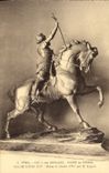 CPA Paris Hotel des Invalides Musee de l'Armee Salle Louis XIV Statue de Jeanne d'Arc par Legain