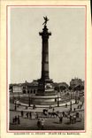CPA Colonne du Juillet Place de la Bastille Paris