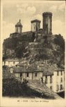 CPA Foix Les Tours du Chateau 