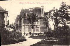 VINTAGE POSTCARD Rosnay the Hospital the Castle dimensions Voire