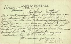 VINTAGE POSTCARD Rosnay the Hospital the Place the Town hall