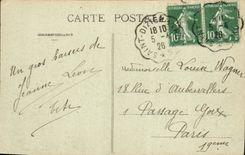 VINTAGE POSTCARD Rosnay the Hospital Park of the Castle