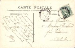 VINTAGE POSTCARD Vendeuvre the Church Saint Pierre