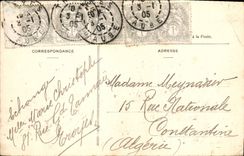 VINTAGE POSTCARD Troyes the Savings bank