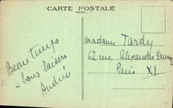 VINTAGE POSTCARD Troyes Seen from on the Thwart of the Bridge of Ruails