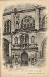 VINTAGE POSTCARD Troyes Church Saint Nicolas Southern Gate
