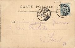 VINTAGE POSTCARD Troyes Church Saint Nicolas Southern Gate