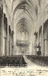 VINTAGE POSTCARD Interior Troyes of the Cathedral