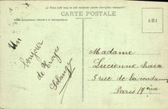 POSTAL Troyes de la VENDIMIA el lugar del mercado