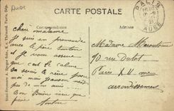 VINTAGE POSTCARD Troyes the House of the Election Metal worker