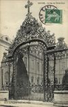 CPA Troyes Grilles de l'hotel Dieu