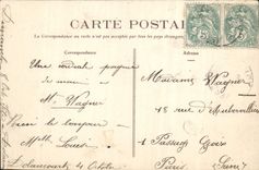 VINTAGE POSTCARD Surroundings of Bar on Paddle Castle of Brienne Room of Napoleon 1st