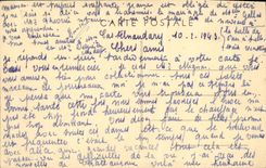 POSTAL Castelnaudary de la VENDIMIA el lavabo grande una esquina del i él