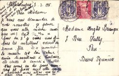 VINTAGE POSTCARD the Aude Environs of Castelnaudary Puginier the old castle and the church