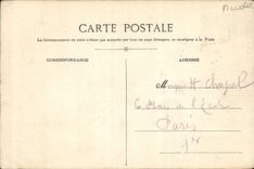 POSTAL Narbonne de la VENDIMIA que el narbonne como el cuervo vuela