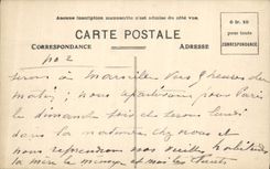 La POSTAL Narbonne de la VENDIMIA una esquina de la lavanda coloca la ciudad