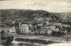 CPA L'Aveyron Cransac Vue generale