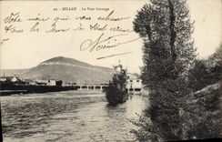 VINTAGE POSTCARD Millau the Lerouge Bridge
