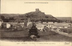 CPA L'Auvergne Pittoresque Murols Le Village Et Le Chateau