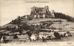 VINTAGE POSTCARD Picturesque Auvergne Murols the Castle