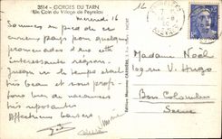 Gargantas de la POSTAL de la VENDIMIA del Tarn una esquina de la aldea De Peyrelau