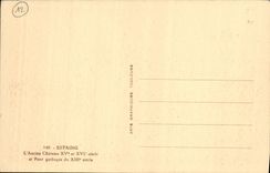 VINTAGE POSTCARD Espalion the Old Castle