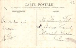 VINTAGE POSTCARD Villefranche De Rouergue Places national