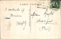 VINTAGE POSTCARD Aveyron Illustrates Villeranche De Rolergue Eglise Of the Penitent blacks