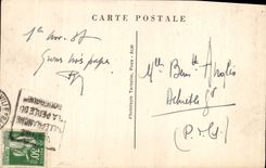 VINTAGE POSTCARD Aveyron Illustrates Villeranche De Rolergue the Porch of Notre Dame Enfants