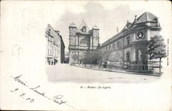 VINTAGE POSTCARD Rodez the College