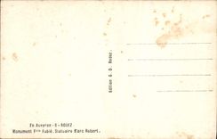 VINTAGE POSTCARD In Aveyron Rodez Monument François Fabie sculptor Marc Robert
